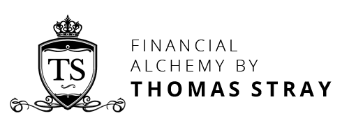 thomas stray dubai financial alchemy logo black